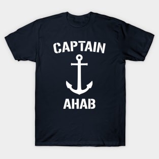 Nautical Captain Ahab Personalized Boat Anchor T-Shirt